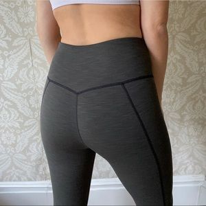 Sweaty Betty Grey/Green-Black Reversible Leggings